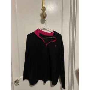 Old Navy Go For a Run Women's Size X-Large Black & Pink Sweater